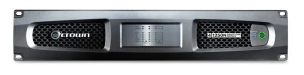 DCI4X1250N 4CH POWER AMPLIFIER 1250W @ 4OHM WITH BLU LINK, 70V 100V
